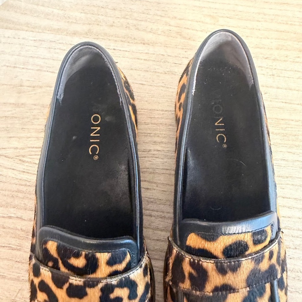 Vionic Selah Leopard Print Loafers Womens US 6.5 Comfort Orthotic Flats - Picture 5 of 7
